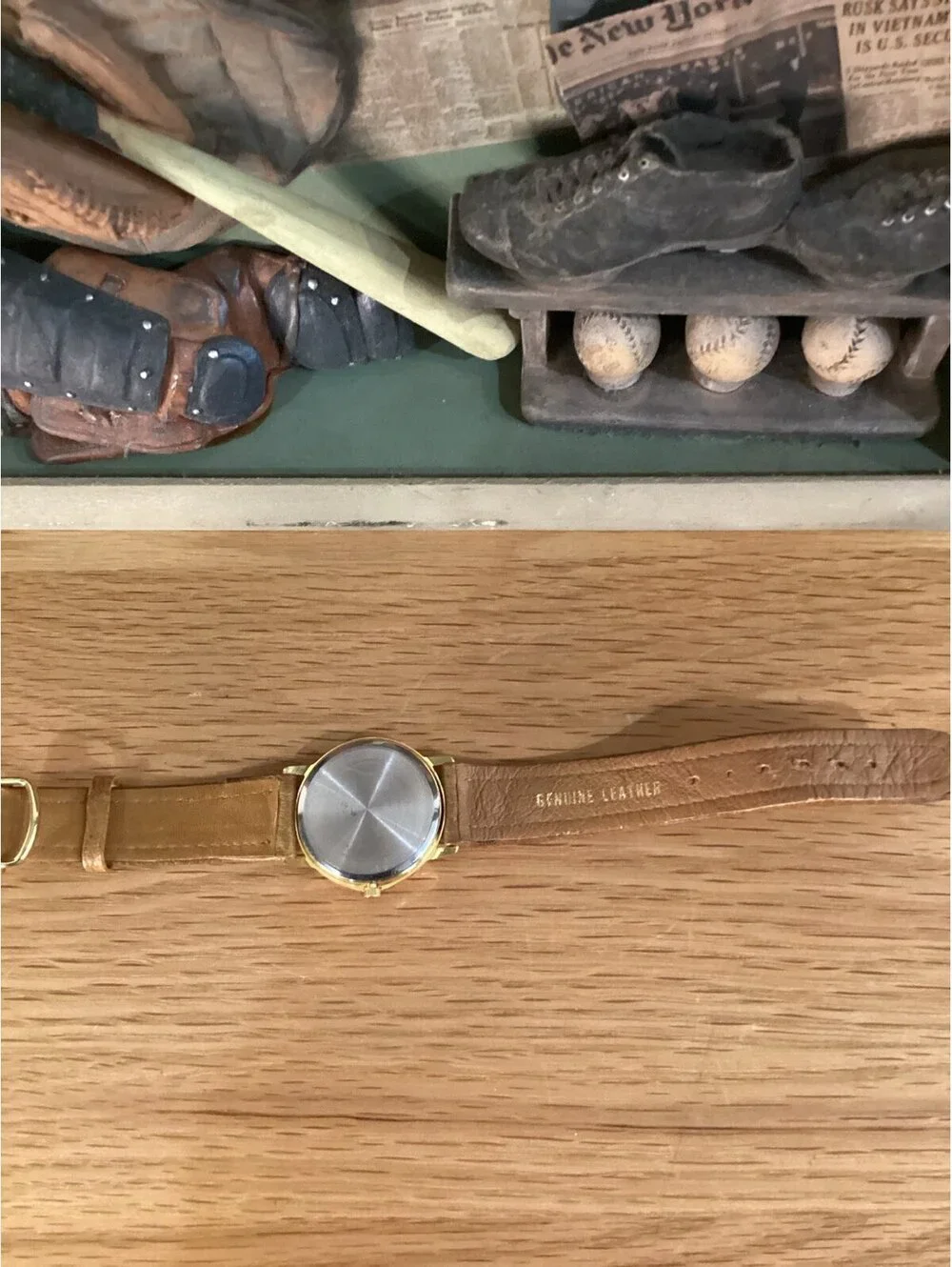 Baseball Shadow Box Watch